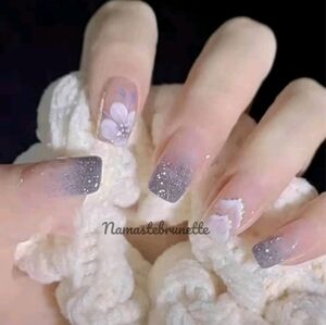 2/$16 Floral Press On Nails